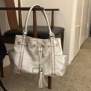 Tignanello metallic leather purse.